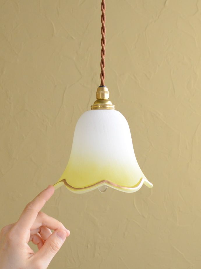 アンティーク調のガラスシェード