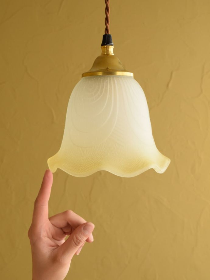 アンティーク調のガラスシェード