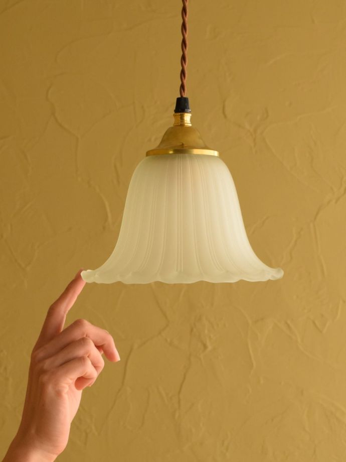 アンティーク調のガラスシェード