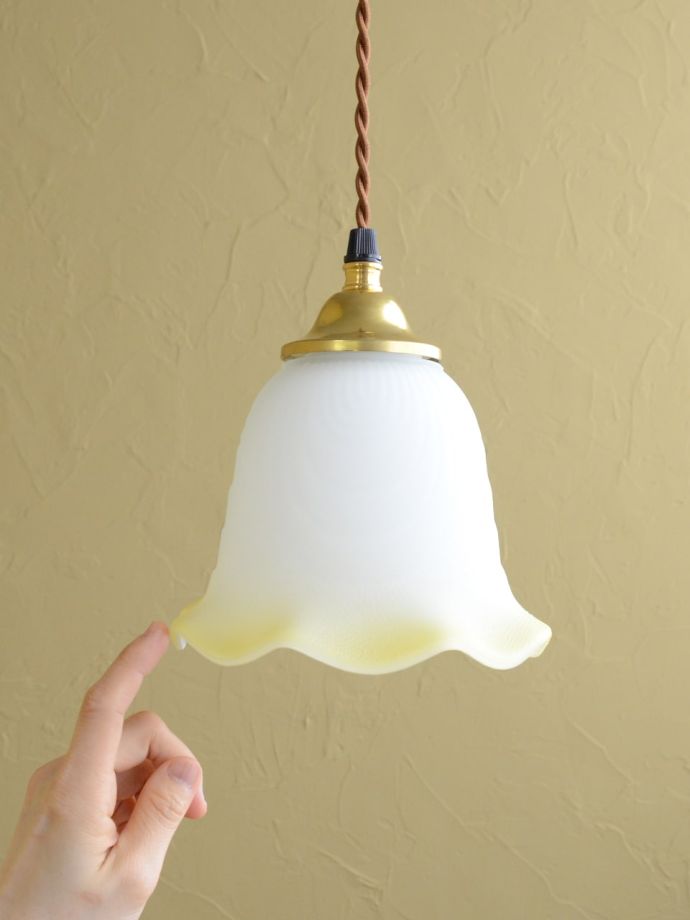 アンティーク調のガラスシェード