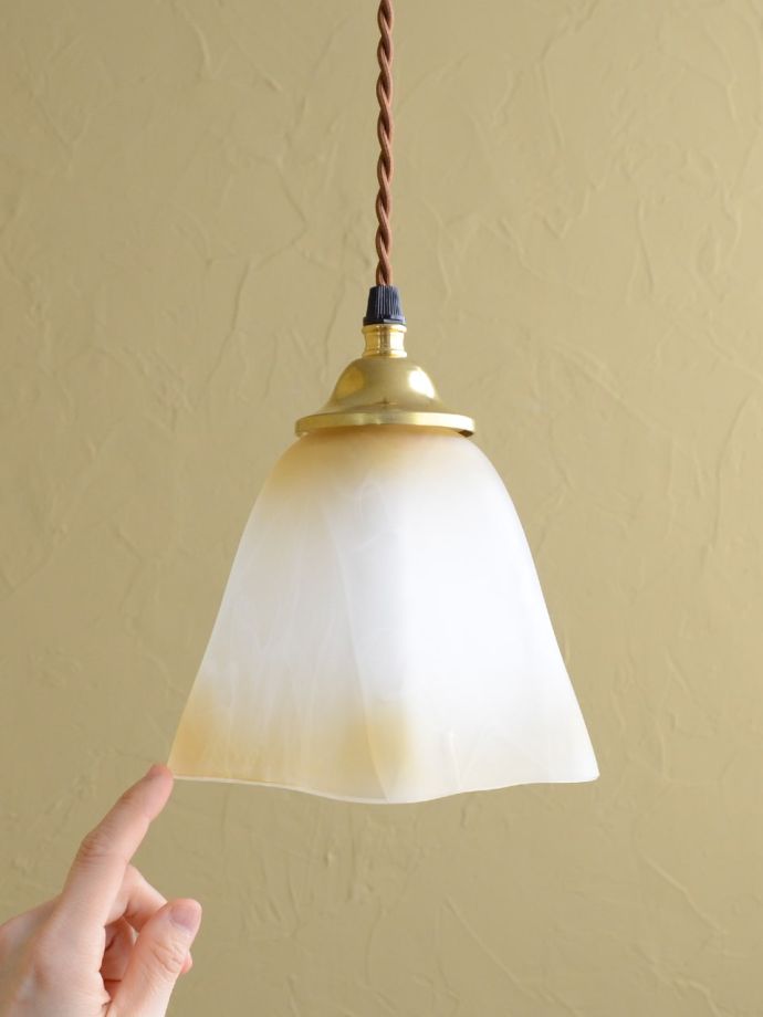 アンティーク調のガラスシェード