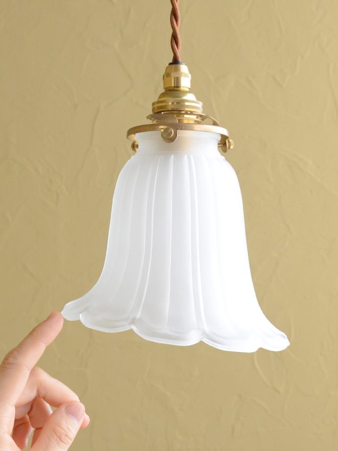 アンティーク調のガラスシェード