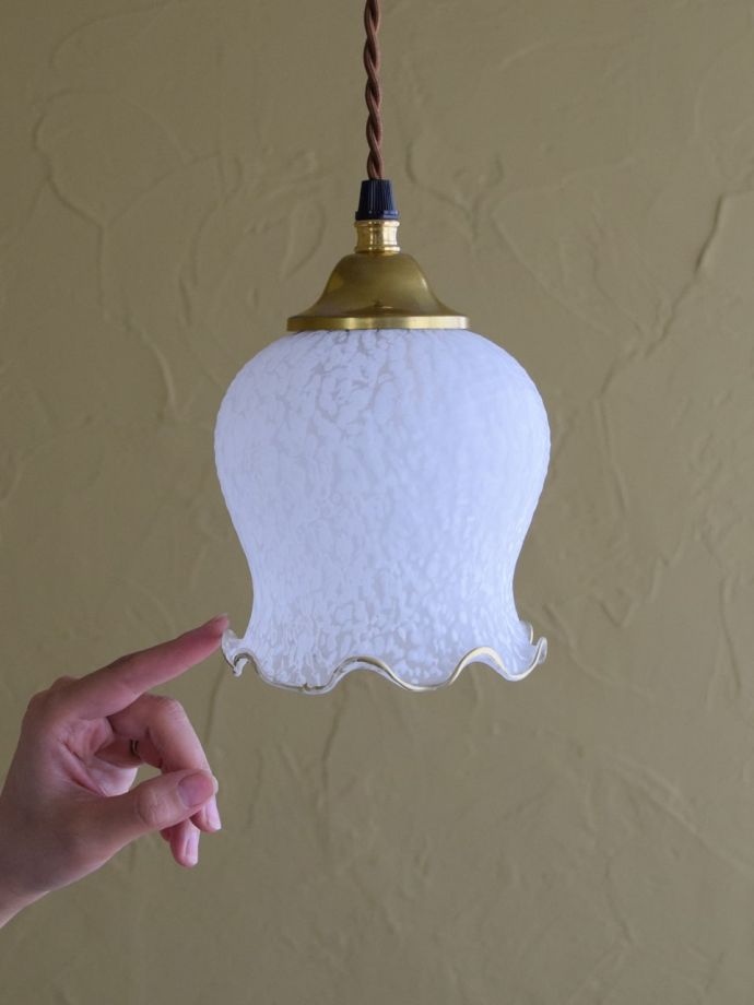 アンティーク調のガラスシェード