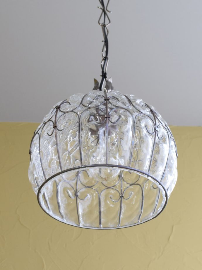 ハンドメイドガラスのシェード