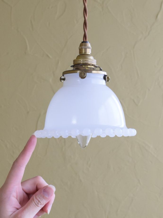 アンティーク調のガラスシェード