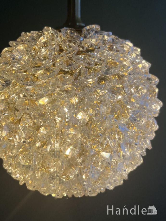 点灯後のペンダントライト