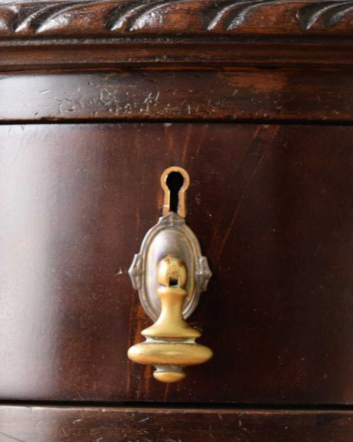 アンティークデスクの取っ手
