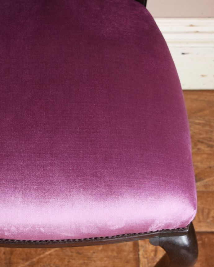 サロンチェアの座面の生地