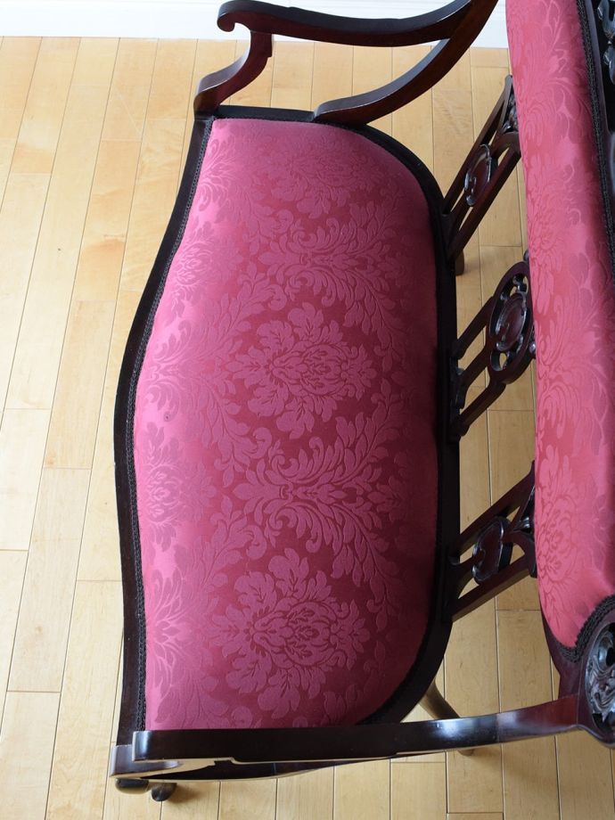 アンティークソファの座面