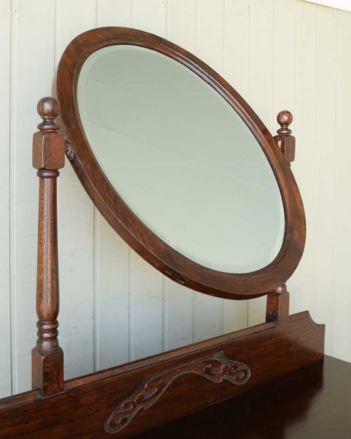 アンティークの鏡