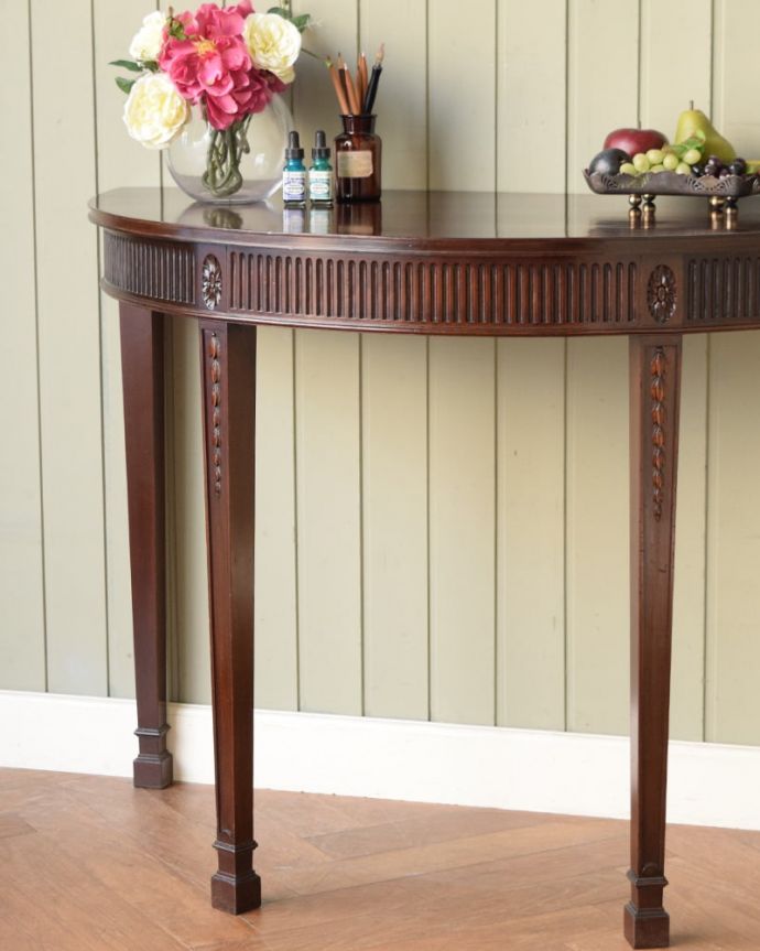 おしゃれなコンソールテーブル