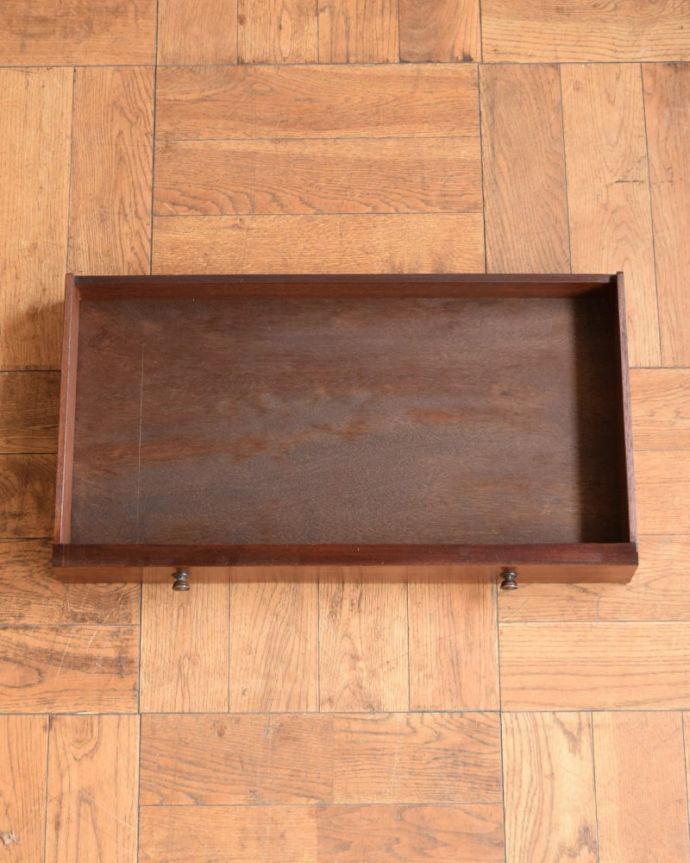 アンティークのワゴン・トローリー アンティーク家具 アンティークワゴン、サイズを変えて便利に使える家具(トロリー)(引き出し付き) 。引き出しの中もキレイに修復しました。(q-2126-f)