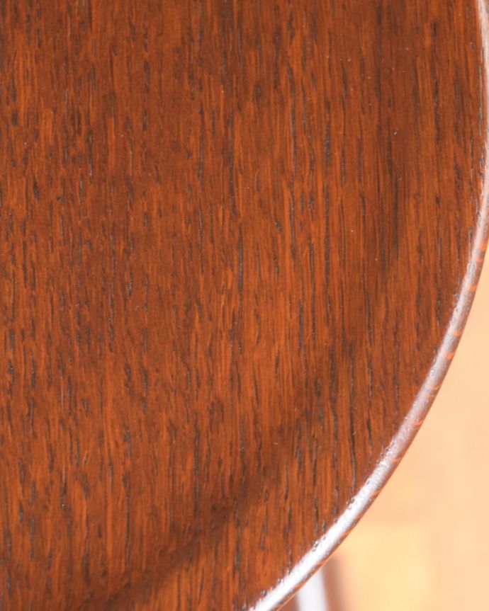 プランツスタンド・ケーキスタンド　アンティーク家具　プランツスタンド　近づいてみると…木目もキレイな天板。(q-2153-f)