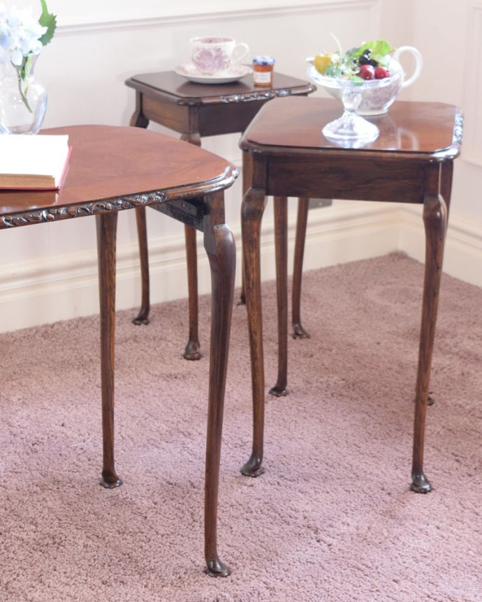 おしゃれなネストテーブル