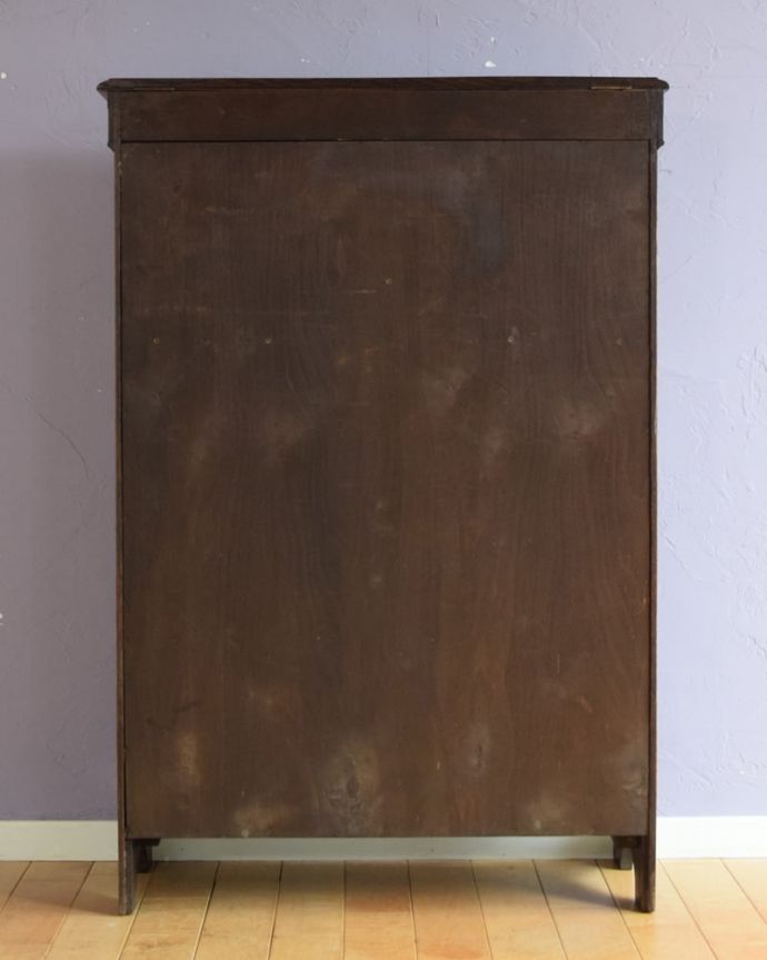 ビューロー　アンティーク家具　スチューデントビューロー　もちろん後ろ姿もキレイですアンティークは新品ではないので、もちろん経年変化によるキズはあります。(q-2166-f)