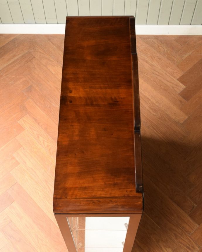 アンティークのキャビネット アンティーク家具 キャビネット こんな形のキャビネットです。(q-2167-f)