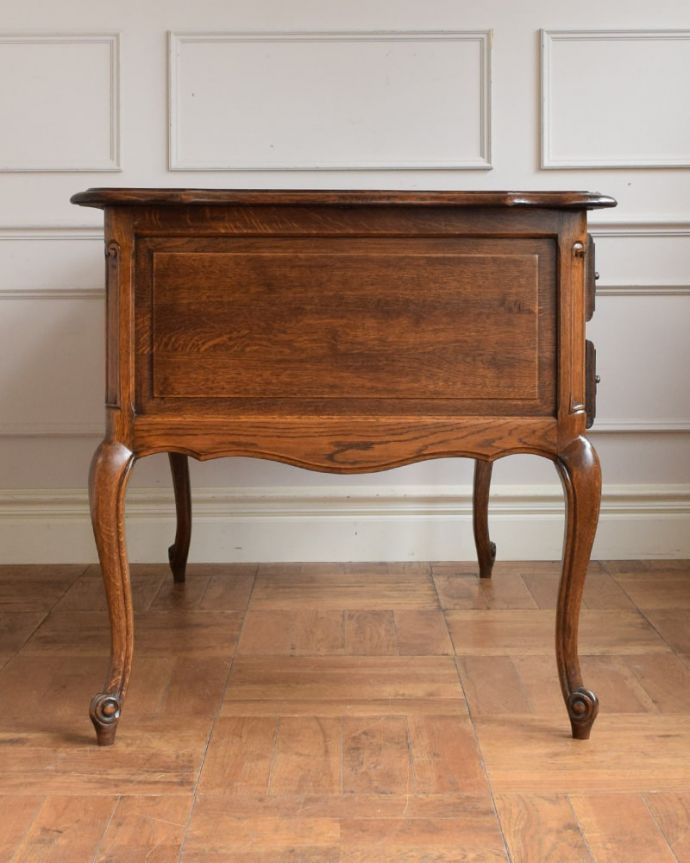 アンティークのデスク、フランスから届いた美しい書斎机(q-2168-f