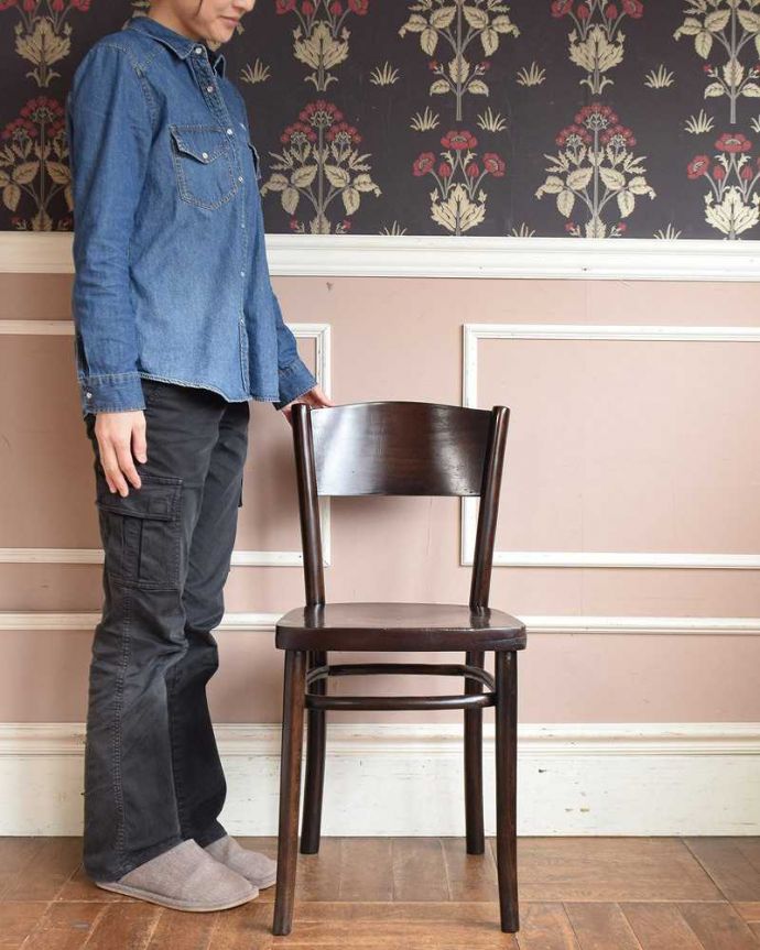 英国アンティークのベントウッドチェア