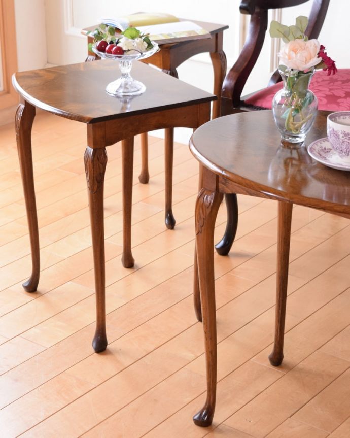 おしゃれなネストテーブル