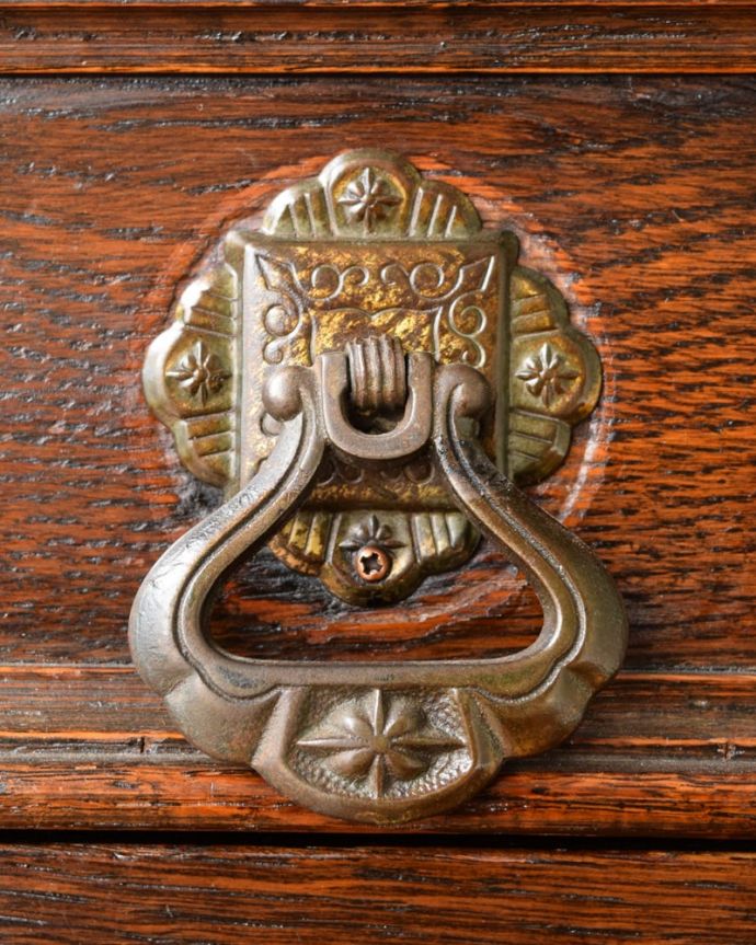 ビューロー　アンティーク家具　ビューローブックケース　開けるたびに、ワクワクしちゃう。(q-2215-f)