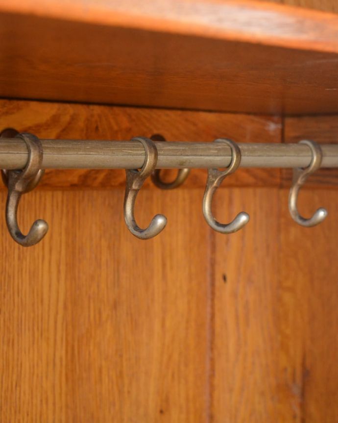 アンティークのキャビネット アンティーク家具 ホールローブ ポール(q-2229-f)