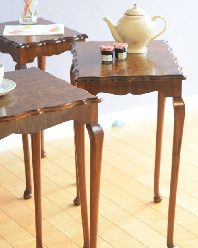 おしゃれなネストテーブル