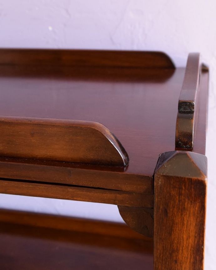 アンティークのワゴン・トローリー アンティーク家具 (トレイ付)トロリー (q-2240-f)