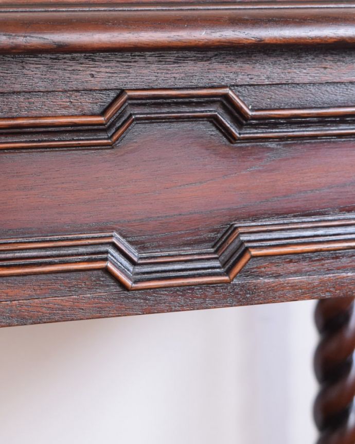 アンティークのテーブル　アンティーク家具　ホールテーブル　(q-2251-f)