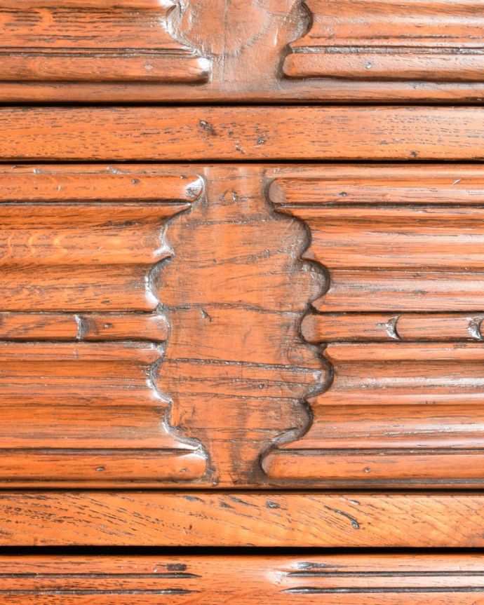 アンティークのチェスト　アンティーク家具　チェスト　(q-2260-f)