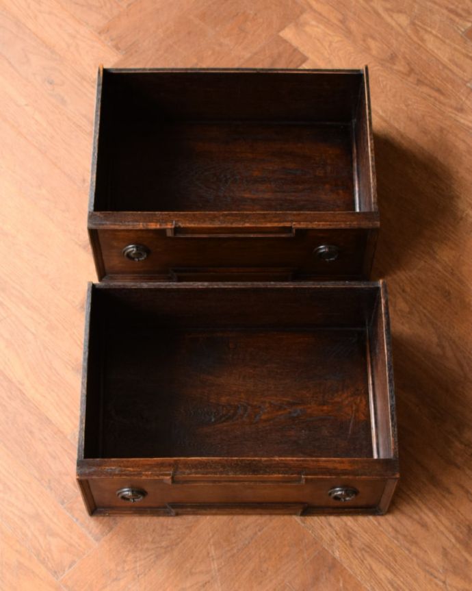 オープンシェルフの引き出し