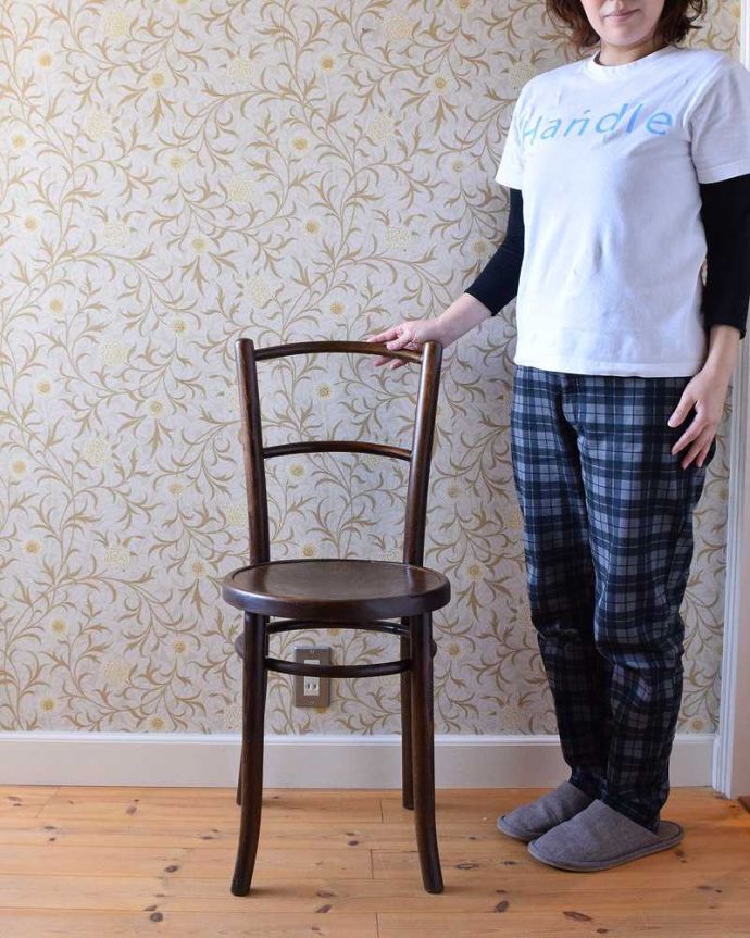 英国アンティークのベントウッドチェア