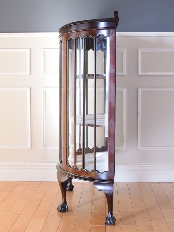 ショーケースの側面