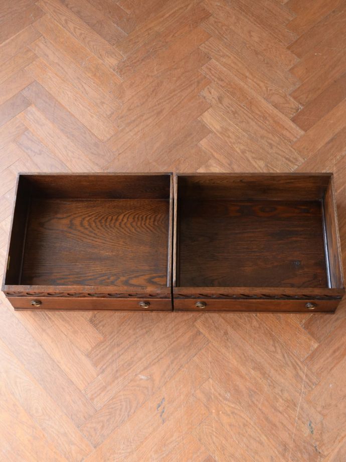 オープンシェルフの引き出し