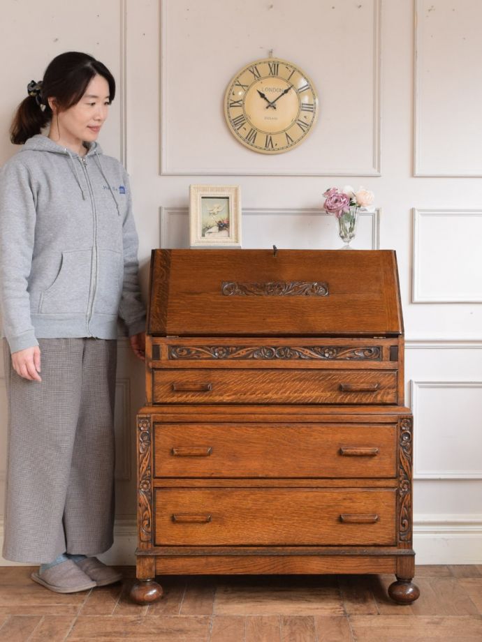 アンティークのビューロー