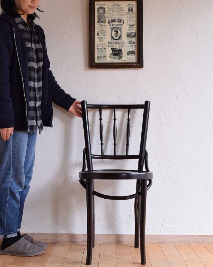 英国アンティークのベントウッドチェア