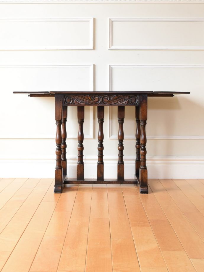 伸長式天板を開いた状態