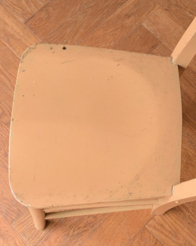 アンティークの椅子の座面