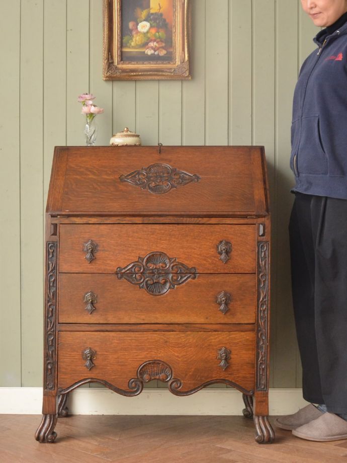 アンティークのビューロー