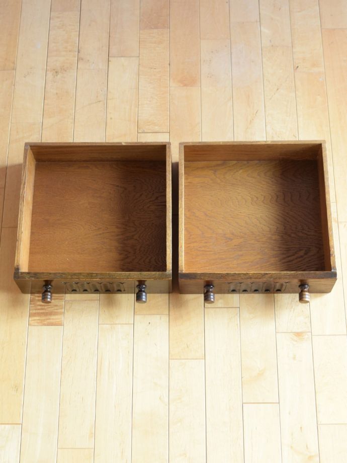 オープンシェルフの引き出し