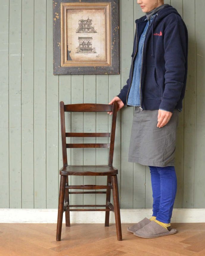 アンティークのスクールチェア