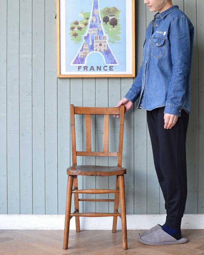 アンティークのスクールチェア