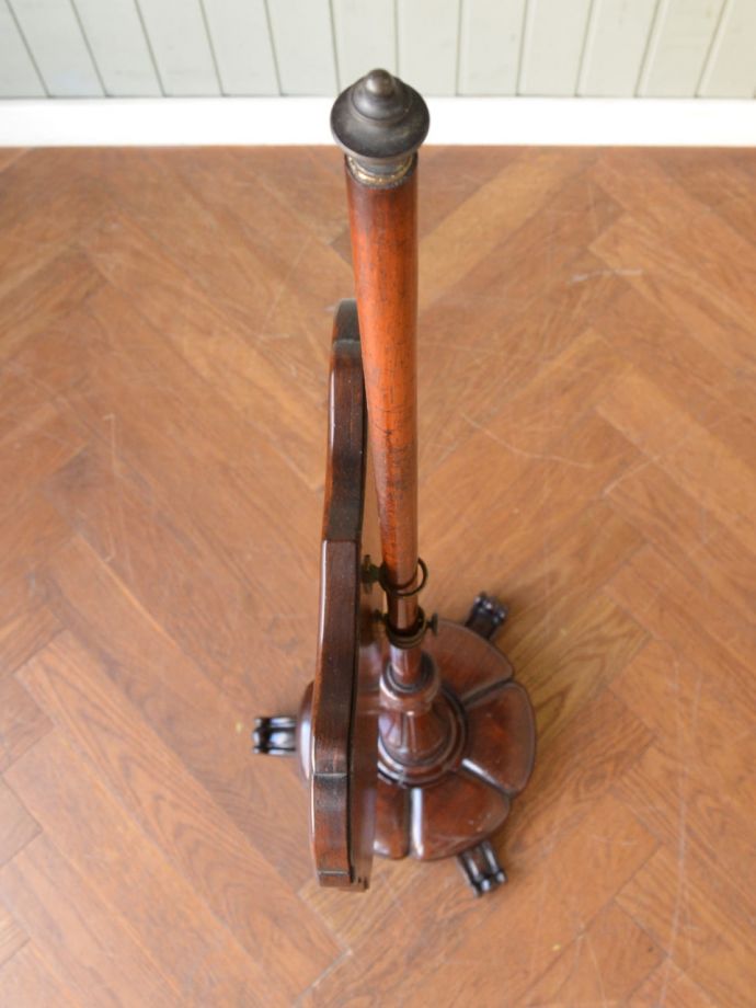 スクリーンを上から見ると