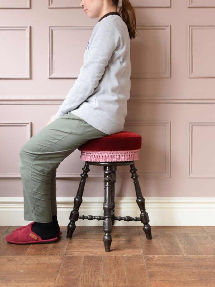 ピアノスツールの掛け心地