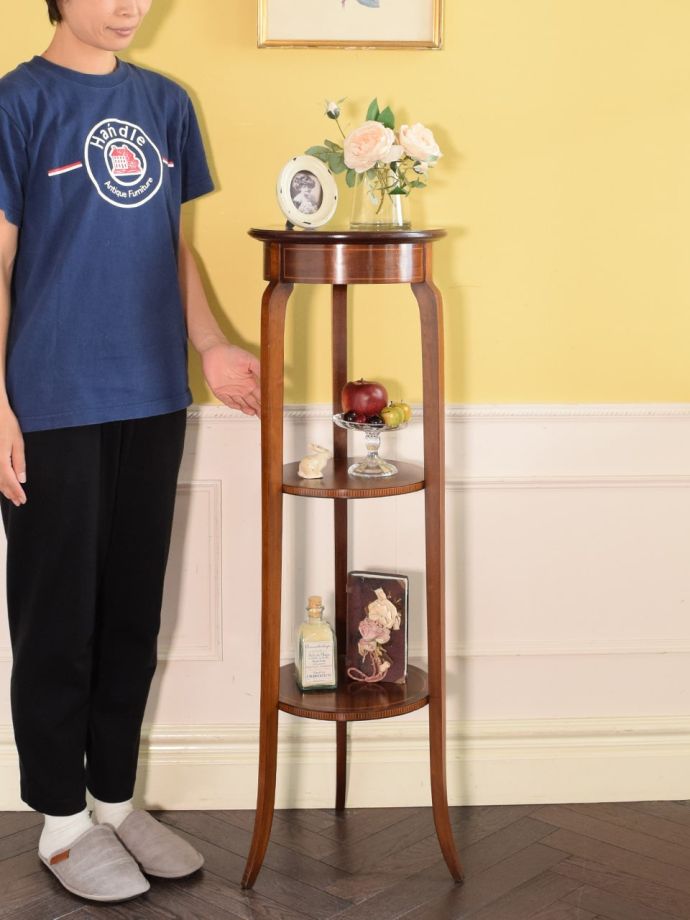 アンティークのプランツスタンド