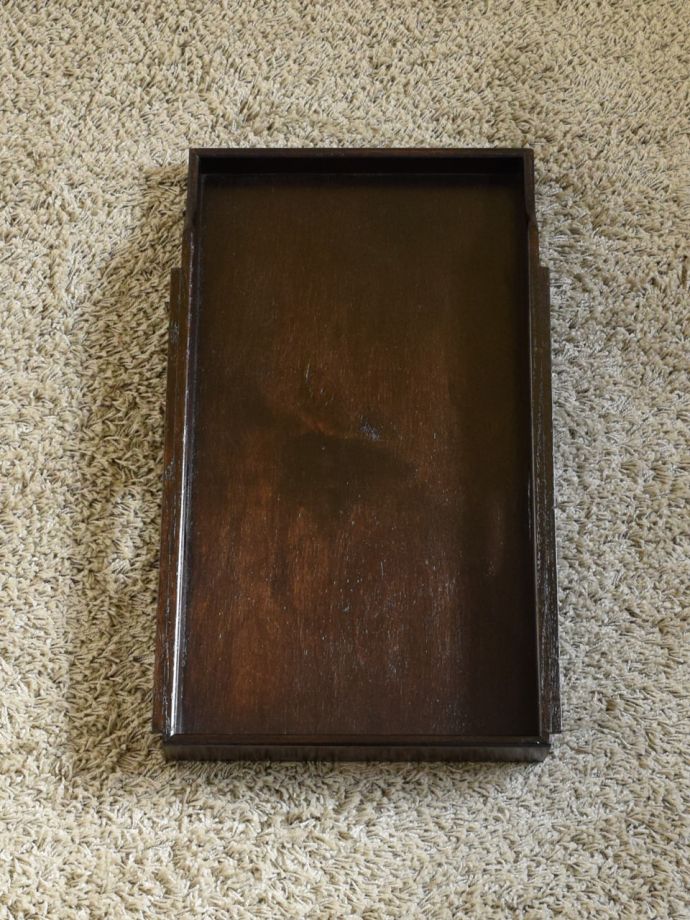 トレイ付きのアンティークワゴン