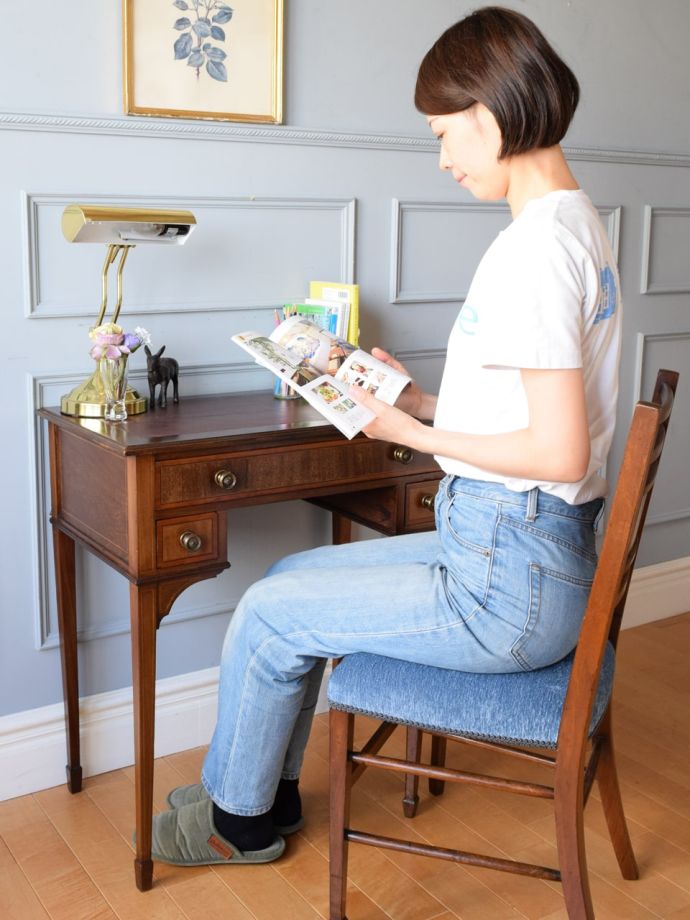 書斎机で楽しむ贅沢な時間