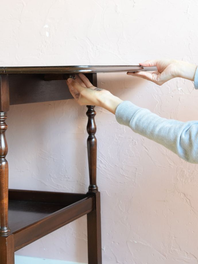 伸長式ワゴンのサイズ変更方法