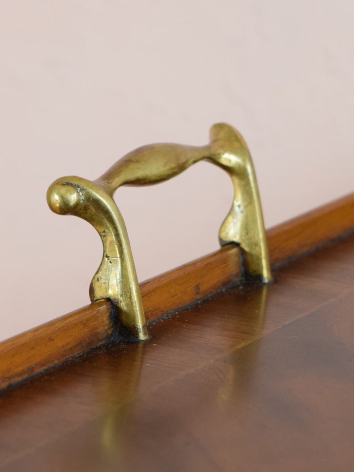 アンティークトレイの持ち手