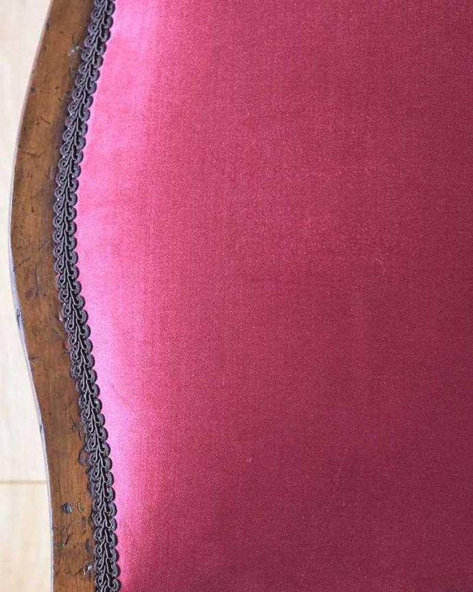 サロンチェアの座面の生地