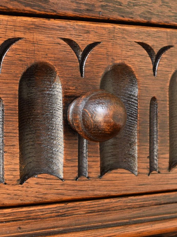 アンティークデスクの取っ手